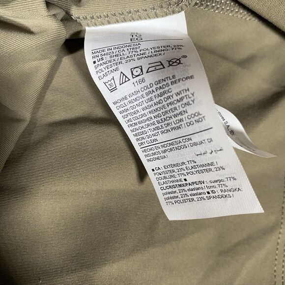 Old Navy Active Powersoft Tank Dress Athletic Built-In Bra Green Women's XL NWT - Picture 5 of 9